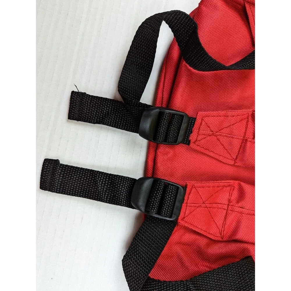 NWOT Adventure Trails Classic Lightweight Backpack Pocket Polyester Red